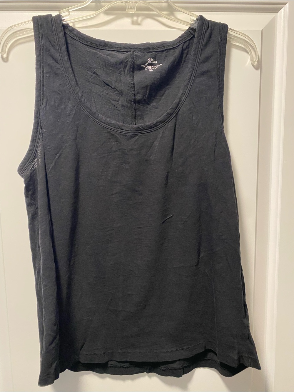 J. Crew Black Women's Cotton Tank Top